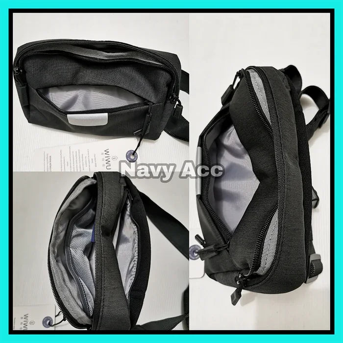 Wiwu Funny Pack Shoulder & Waist Pouch - Gray - Tashqila Wiwu Funny Pack Shoulder & Waist Pouch - Gray - Tashqila